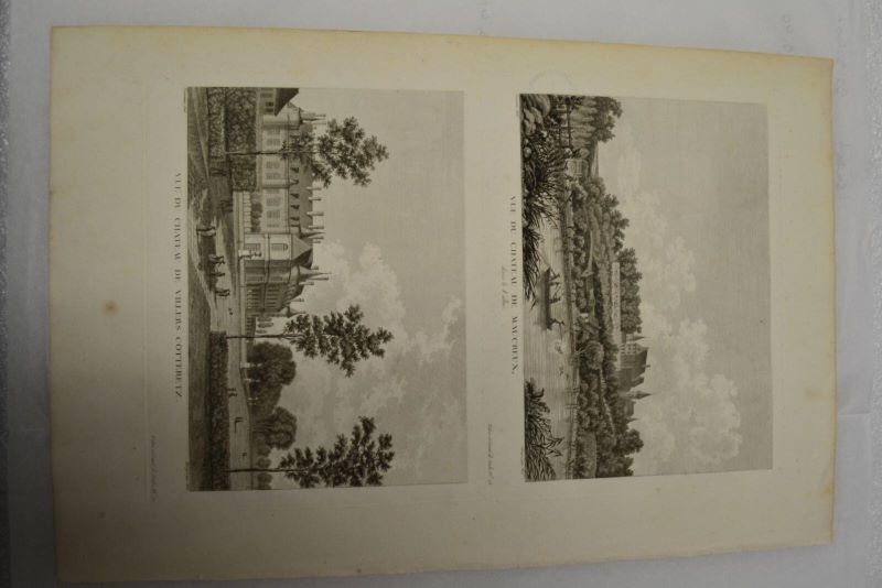 Vue du château de Maucreux dans le Valois / Vue du château de Villers-Cotterêts