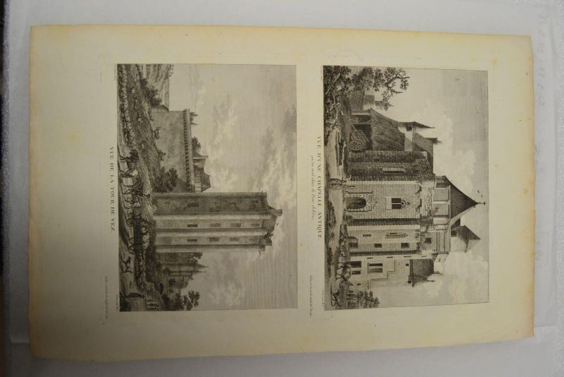Vue d’une chapelle antique qu’on voit dans la tour de Vez / Vue de la tour de Vez