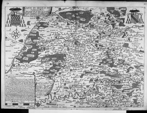 Carte du diocèse de Soissons