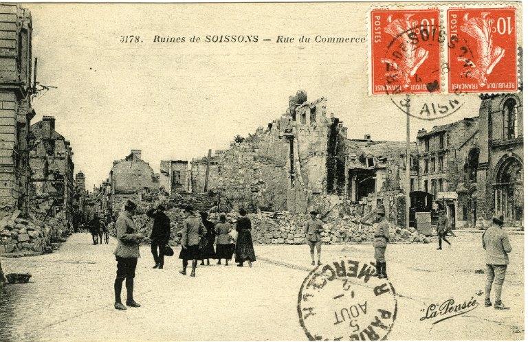 Ruines de Soissons - Rue du Commerce