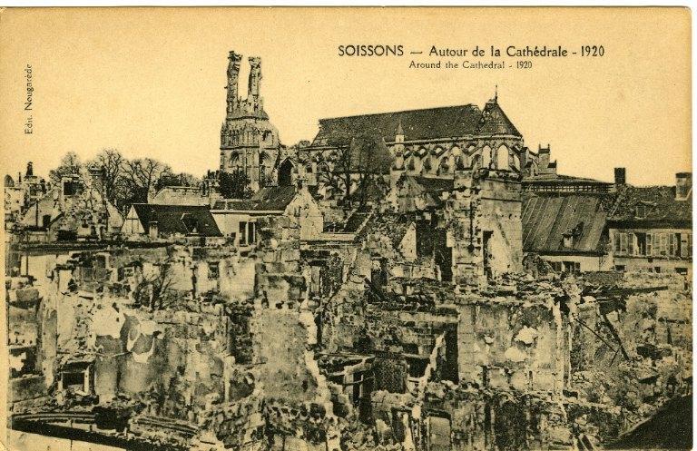 Soissons - Autour de la Cathédrale - 1920