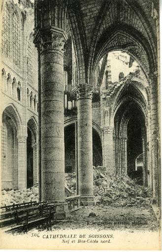 Cathédrale de Soissons - Nef et Bas-Côtés nord