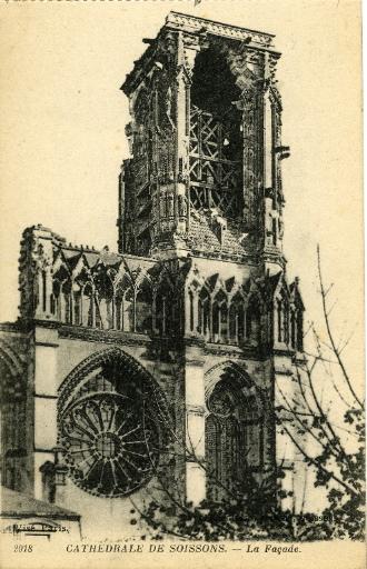 Cathédrale de Soissons - La Façade