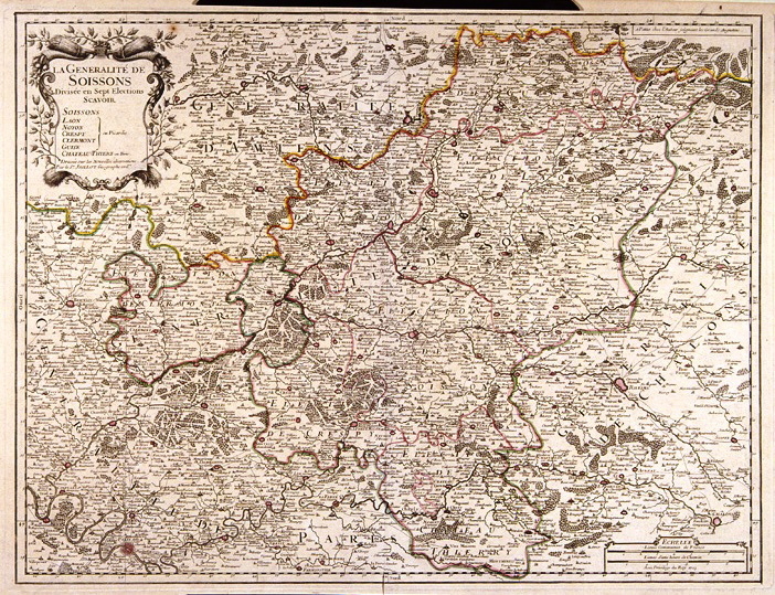 La généralité de Soissons.