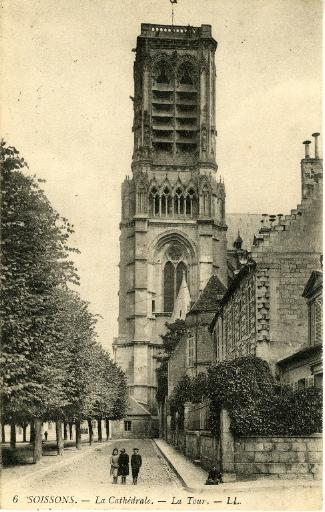 Soissons - La Cathédrale - La Tour