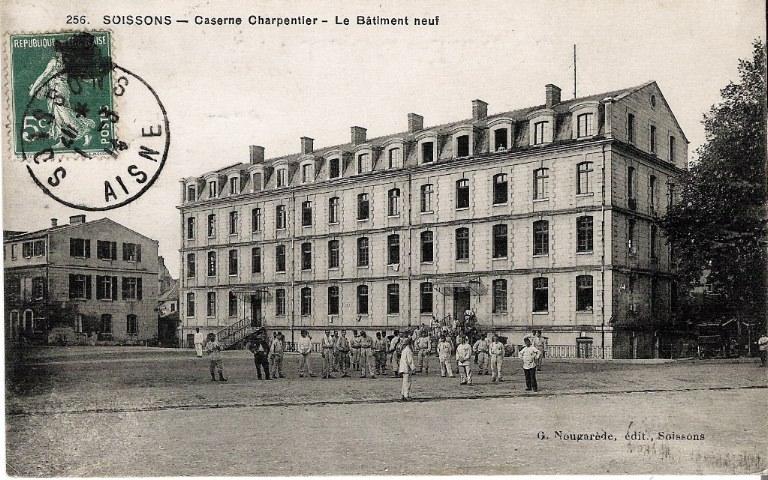Soissons - Caserne Charpentier - Le Bâtiment neuf