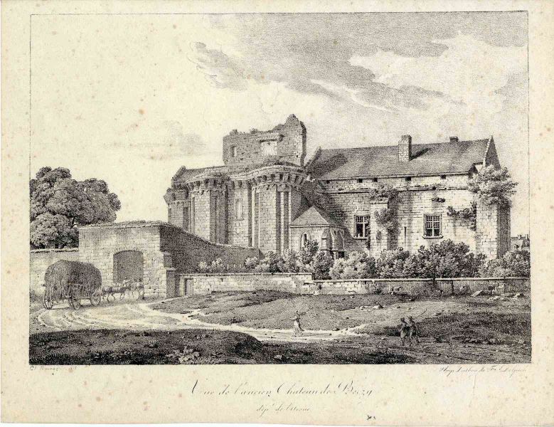 Vue de l’ancien château de Berzy-le-Sec