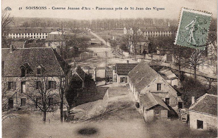 Soissons - Caserne Jeanne d'Arc - Panorama près de Saint-Jean-des-Vignes