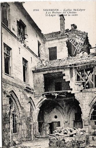 Soissons - Église Saint-Léger - Les ruines du cloître