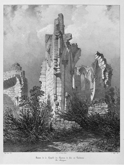 Ruines de la chapelle du château de Fère-en-Tardenois