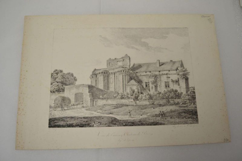 Vue de l’ancien château de Berzy-le-Sec