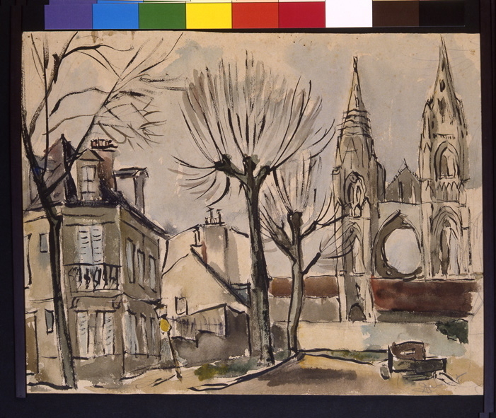 Rue à Soissons (environs de Saint-Jean-des-Vignes)