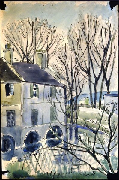 Bord de rivière (environs de Soissons)