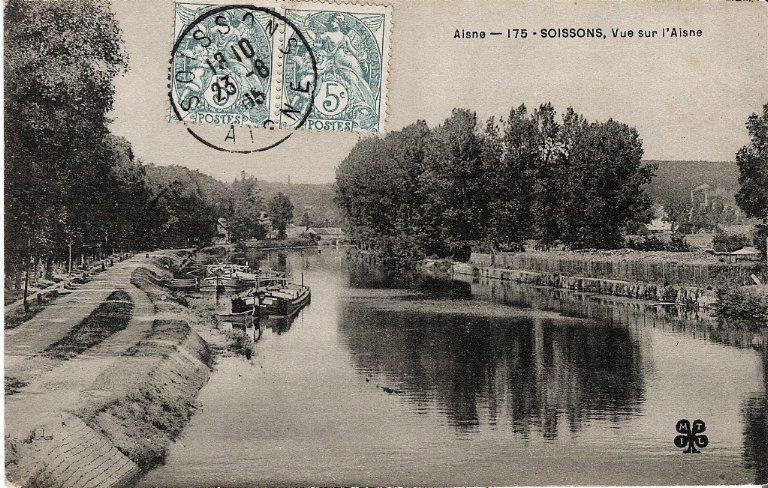 Soissons - Vue sur l'Aisne