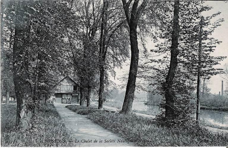 Soissons - Le Chalet de la Société Nautique et l'Aisne