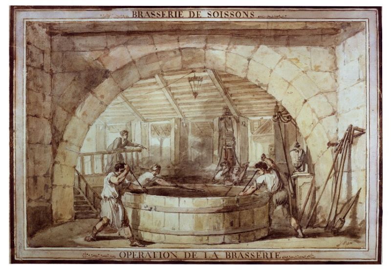 Opération de la brasserie à Soissons