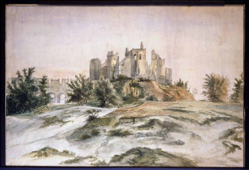 Vue de l'ancien château de Fère-en-Tardenois