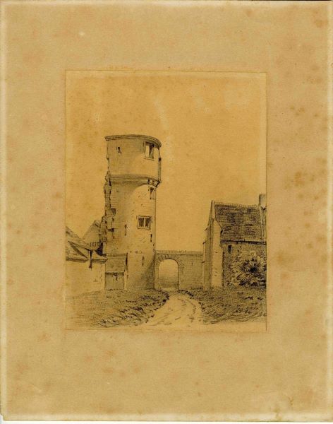 La Tour du château de Broyon et la chapelle Notre-Dame à Bucy-le-Long