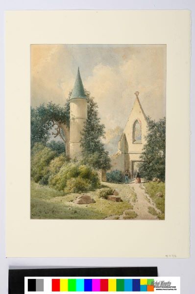 Sainte-Croix-d'Offémont : ruines du prieuré