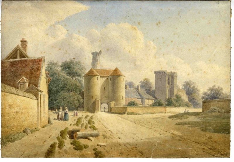 Vue du château de Montépilloy