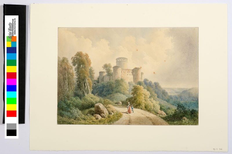 Vue du château de Coucy