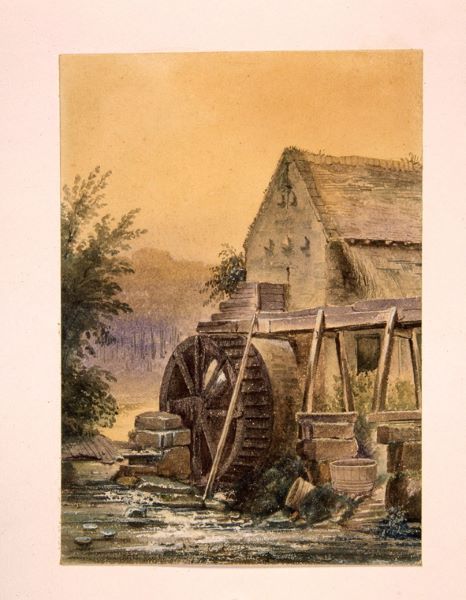 Moulin à eau à Longpont