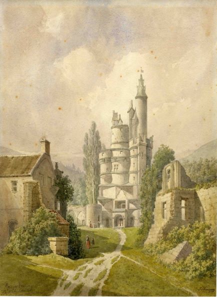 Vue du château de Septmonts