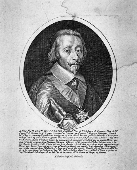Portrait d’Armand Jean du Plessis, cardinal de Richelieu