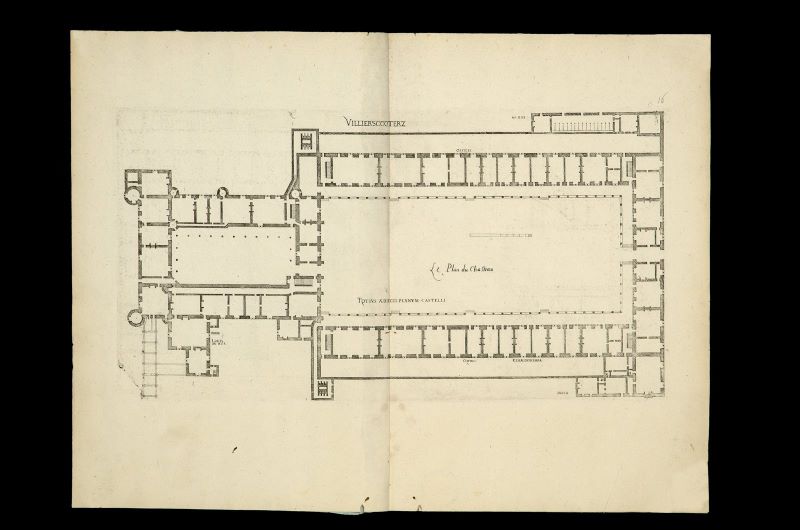 Plan du château de Villers-Cotterêts