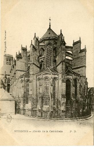 Soissons - Abside de la Cathédrale