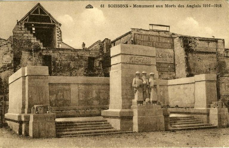 Soissons - Monument aux Morts des Anglais 1914-1918