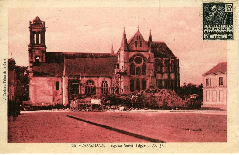 Soissons - Église Saint-Léger