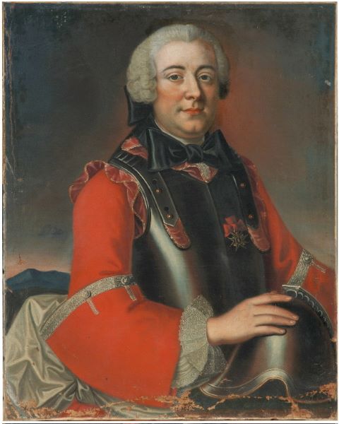 Portrait d’Antoine-François Jarry de Mancy, mestre-de-camp de cavalerie, premier maréchal des logis des mousquetaires, chevalier de l'ordre royal et militaire de Saint-Louis