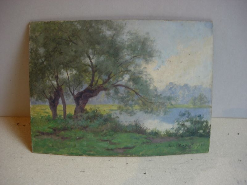Paysage aux bords de l’eau