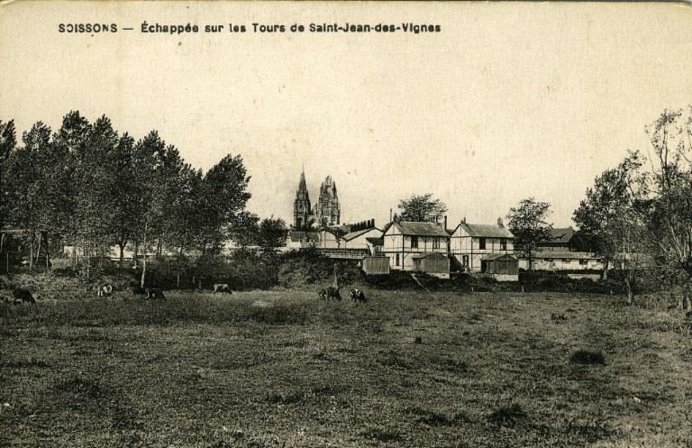 Soissons - Echappée sur les tours de Saint-Jean-des-Vignes