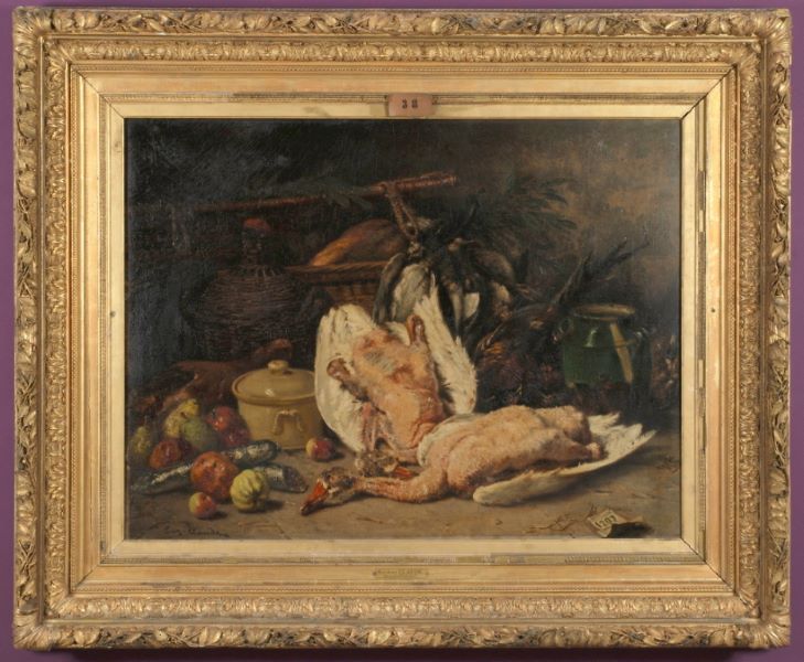 Ravitaillement (titre ancien) ; Nature morte aux volailles (autre titre)