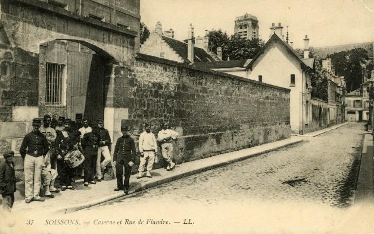 Soissons - Caserne et Rue de Flandre