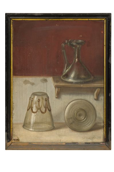 Vases en verre gallo-romains provenant de la Villa d'Ancy