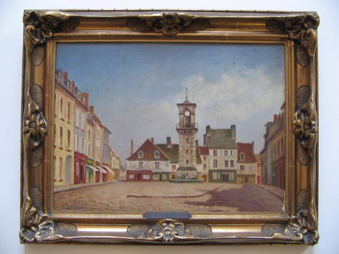 Place de la tour de l'horloge à Villers-Cotterêts