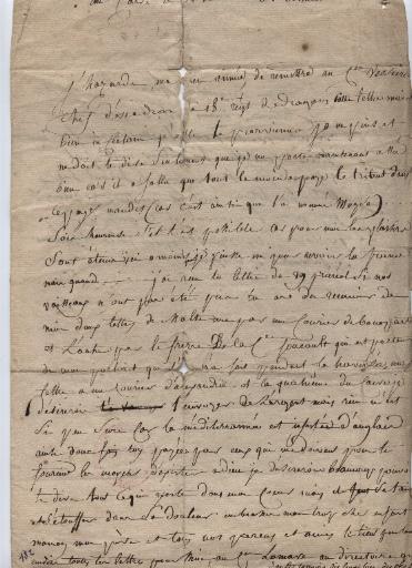 Lettre du Général Dumas à sa femme, Le Caire le 30 Thermidor an 6 (17 août 1798)