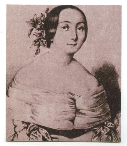 Portrait d'Ida Ferrier, épouse d'Alexandre Dumas père