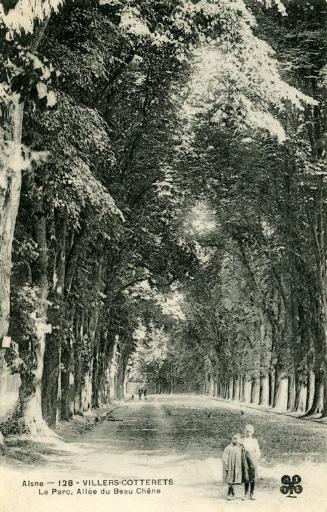 Aisne - 128 - Villers-Cotterêts - Le Parc, Allée du Beau Chêne