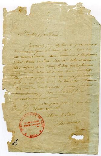 lettre d'Alexandre Dumas