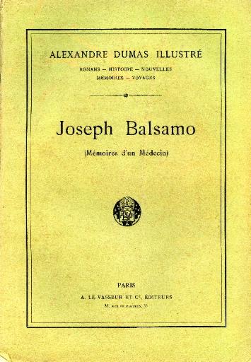Joseph Balsamo (Mémoires d'un médecin)