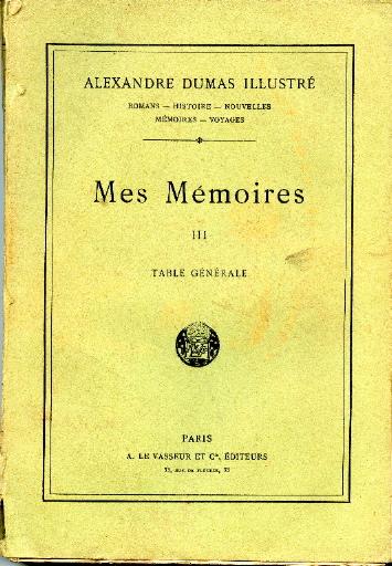 Mes Mémoires III