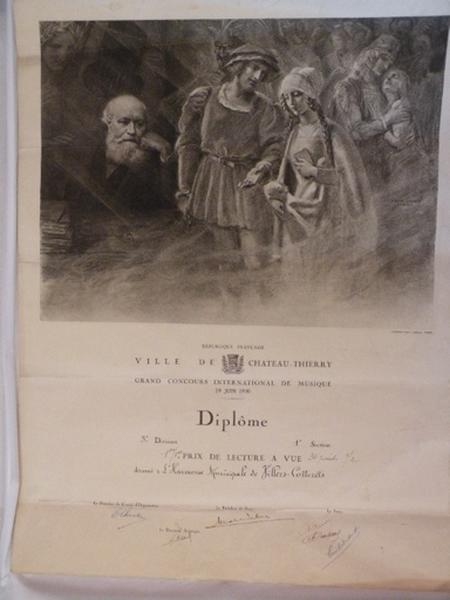 Grand Concours International de Musique - Prix de lecture à vue