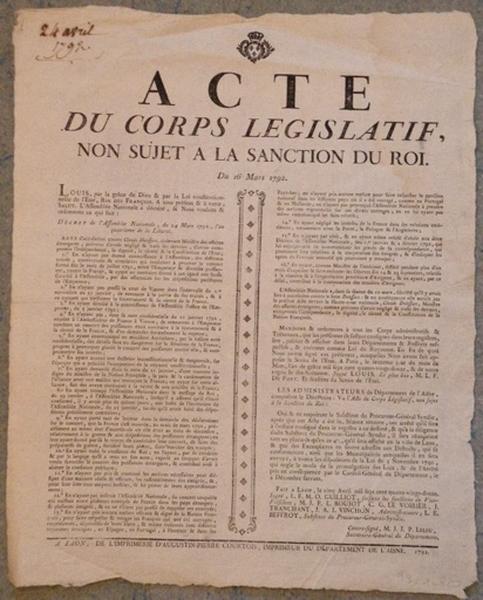Acte du corps législatif