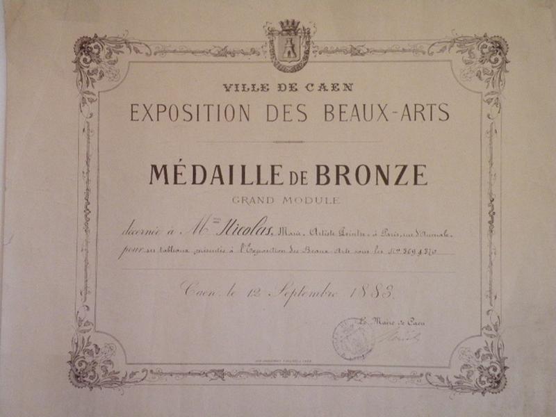Ville de Caen. Exposition des Beaux-Arts