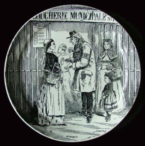 Ni boeuf ni cheval ... de la morue ! et vous appelez ça une boucherie (titre inscrit)