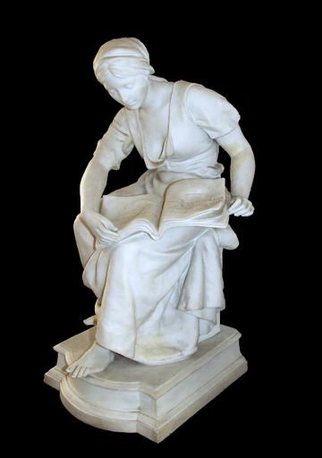 Jeune femme lisant (titre factice)